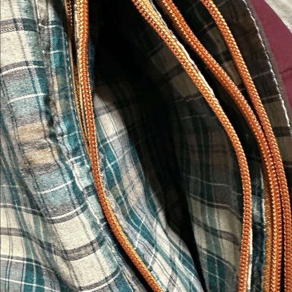 Wild West MAYA Unisex Camel Tan Artisan Leather Accordion Crossbody Bag Purse - Picture 14 of 16